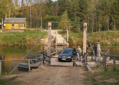 Kārtējo reizi tiek ziņots, ka Līgatnes pārceltuvi ar laiku nomainīs tilts.