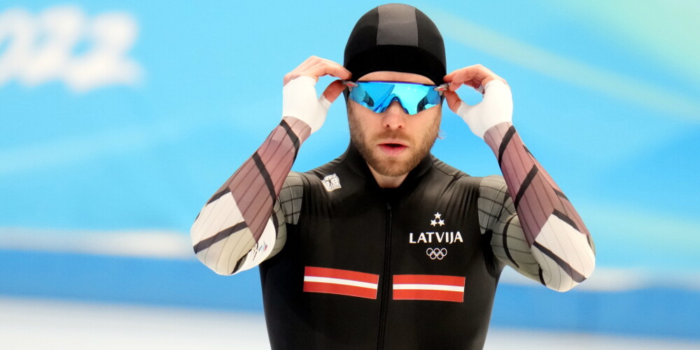 Latvijas vadošais ātrslidotājs Haralds Silovs Pekinā.