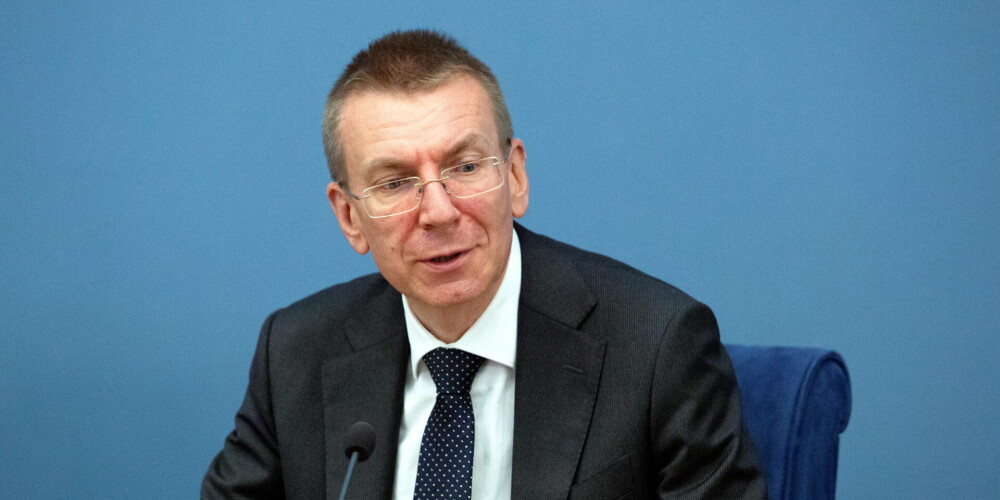 Latvijas ārlietu ministrs Edgars Rinkēvičs.