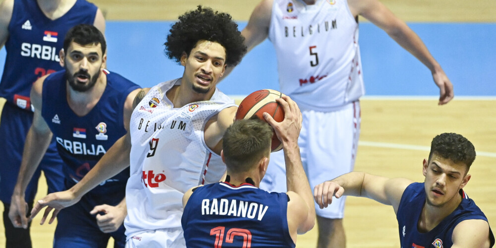 Beļģijas basketbola izlasei spēlēs pret Latviju nevarēs palīdzēt pamatcentrs