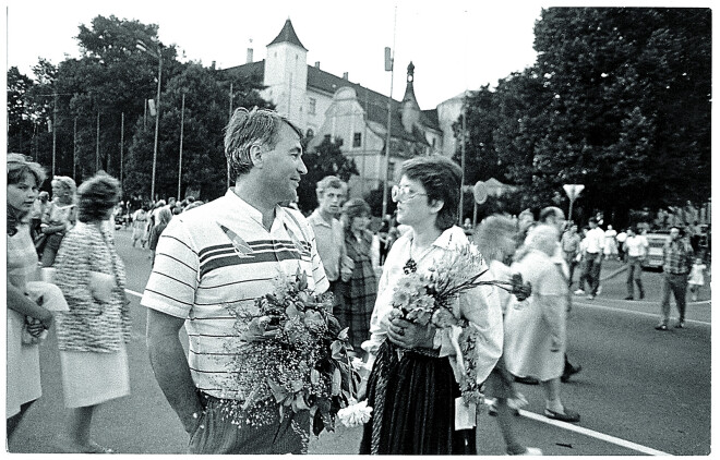 Māra un Jānis folkloras festivālā "Baltica ‘88".