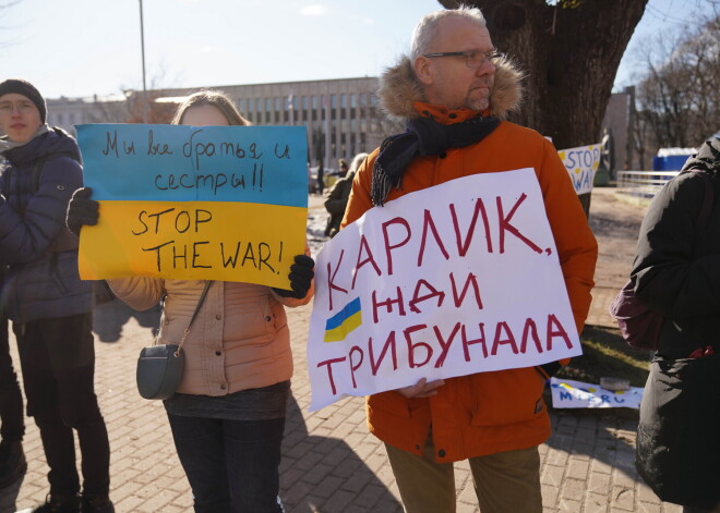 В среду по всей Латвии предлагают провести митинги солидарности с Украиной