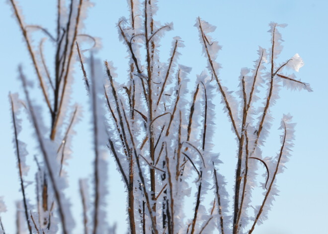 Dažviet Latgalē gaisa temperatūra pazeminājusies līdz -12 grādiem