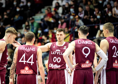 Latvijas basketbola izlase pirmdienas vakarā pret Beļģiju spēlēs tādā pašā sastāvā kā piektdien