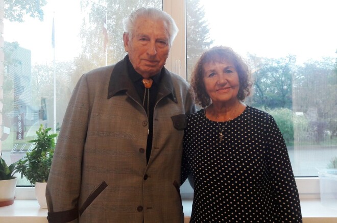 Ēriks Hānbergs un Lia Guļevska