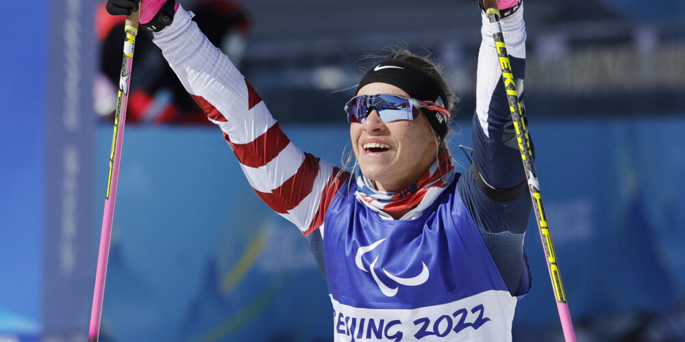 32 gadus vecā Oksana Mastersa ir pieckārtēja paraolimpisko spēļu čempione. 