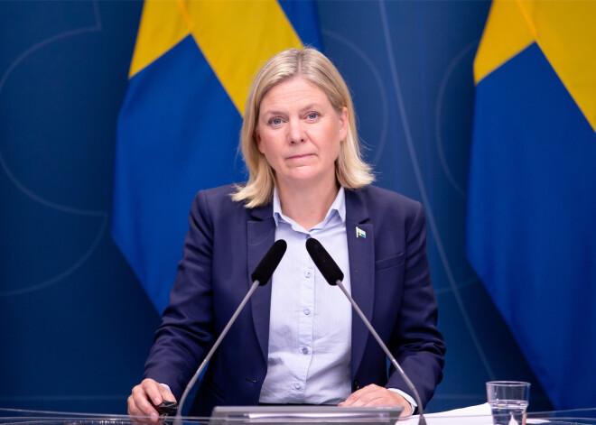 Zviedrijas premjerministre noraida opozīcijas aicinājumu iestāties NATO