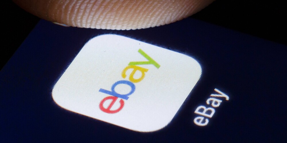 "eBay" logo.