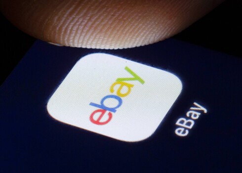 "eBay" logo.