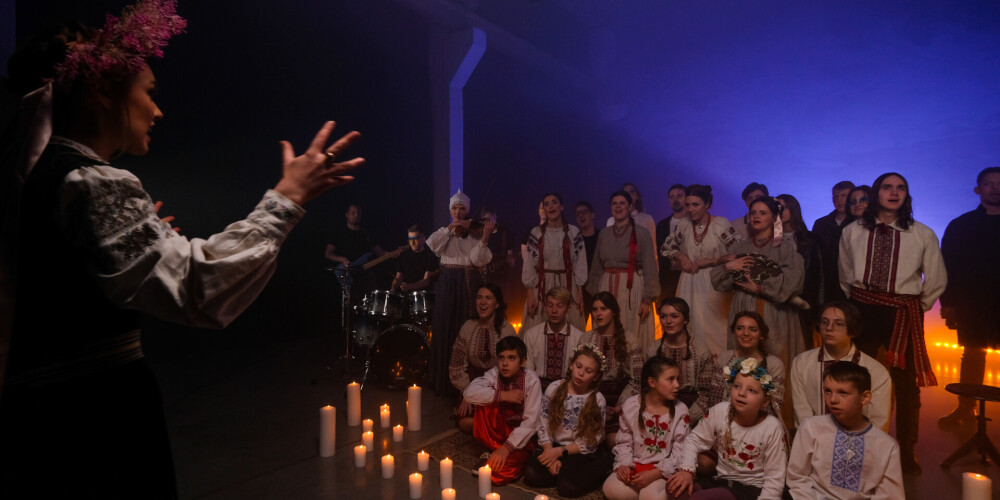 Более 40 латвийских музыкантов записали песню в поддержку Украины