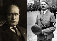 Benito Musolīni un Ādolfs Hitlers 