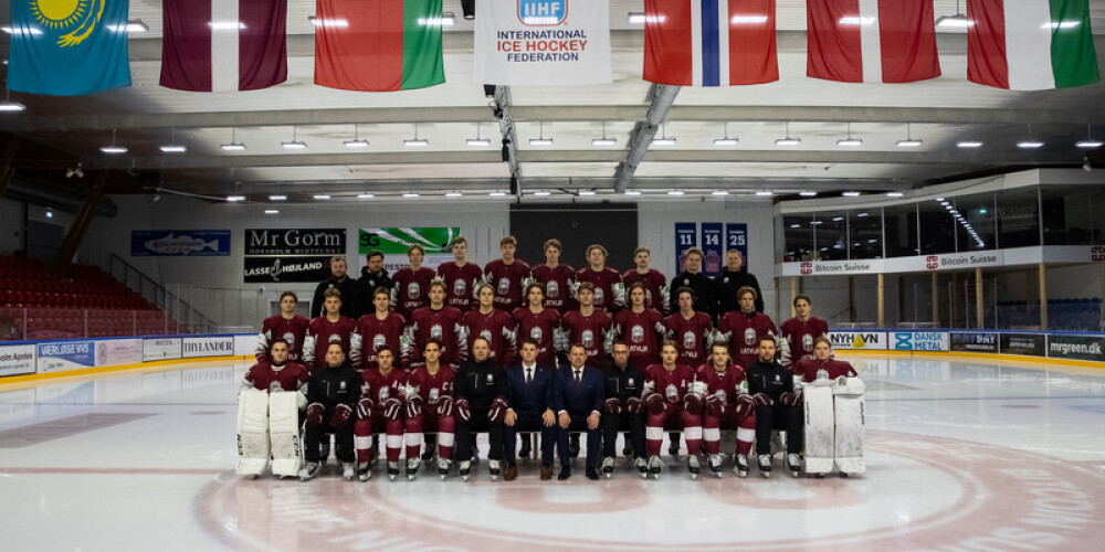 Latvijas U-20 hokeja izlasei piešķirta vieta šī gada pasaules junioru čempionātā