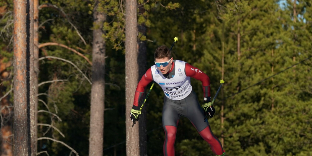 Distanču slēpotājs Kaparkalējs izcīna astoto vietu Eiropas Jaunatnes ziemas Olimpiādē