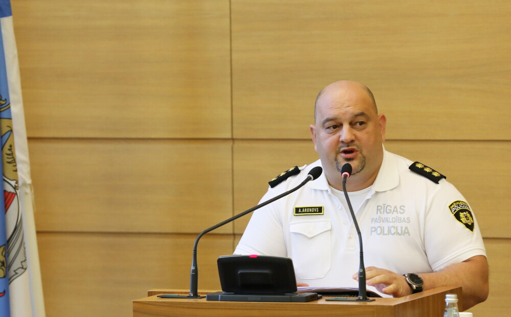 Aronovu apstiprina Rīgas pašvaldības policijas priekšnieka vietnieka amatā