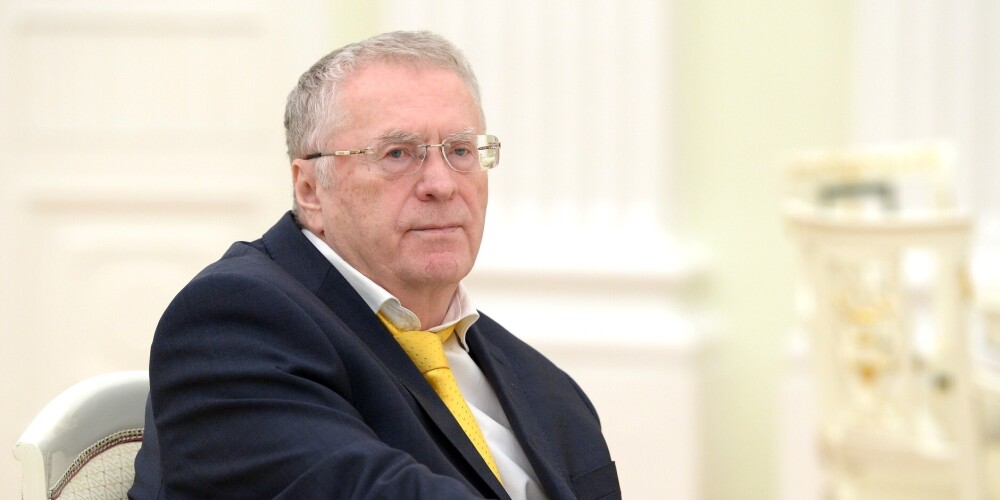 Krievijas politiķis Vladimirs Žirinovskis.