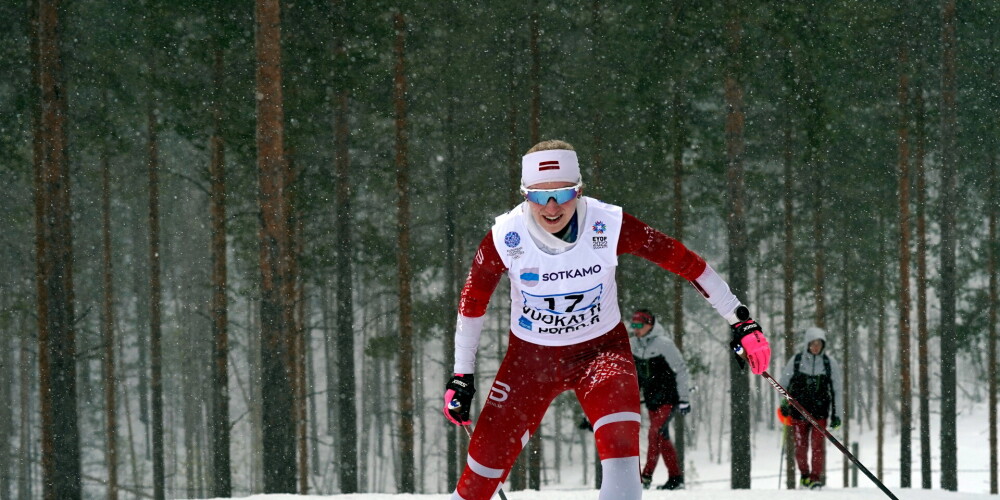 Latvijas distanču slēpotājiem desmitā vieta Eiropas Jaunatnes ziemas Olimpiādes komandu stafetē