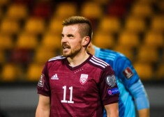 Latvijas futbola izlase pārsvaru laukumā pret Kuveitu nespēj pārvērst par uzvaru