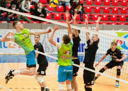 Jēkabpils "Lūšu" volejbolisti kļūst par četrkārtējiem Latvijas čempioniem