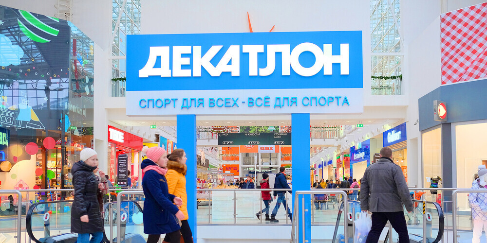 Sporta preču gigants "Decathlon" aptur veikalu darbību Krievijā
