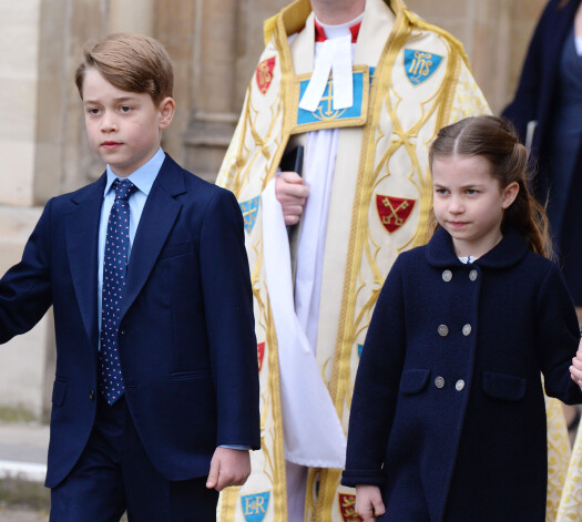 Princis Džordžs un princese Šarlote šā gada 29. martā.