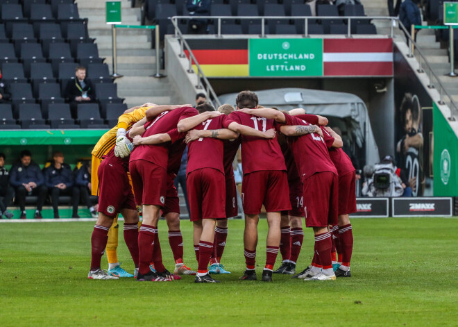 Latvijas U-21 futbola izlase Eiropas čempionāta kvalifikācijas mačā nespēj pieveikt Sanmarīno