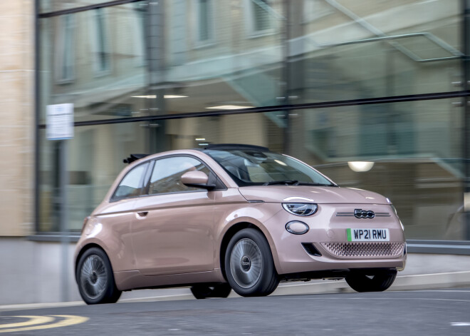 "Deviņvīri" testē pārsteigumu lādi - "Fiat 500e"