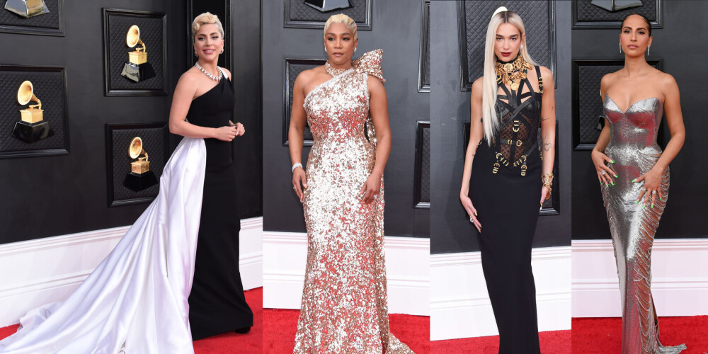 Lady Gaga, Tifānija Hadiša, Dua Lipa un Snoh Alegra.