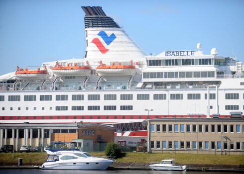 Igaunijas prāmju operatora AS "Tallink Group" kuģis "Isabelle" Rīgas Pasažieru ostā.