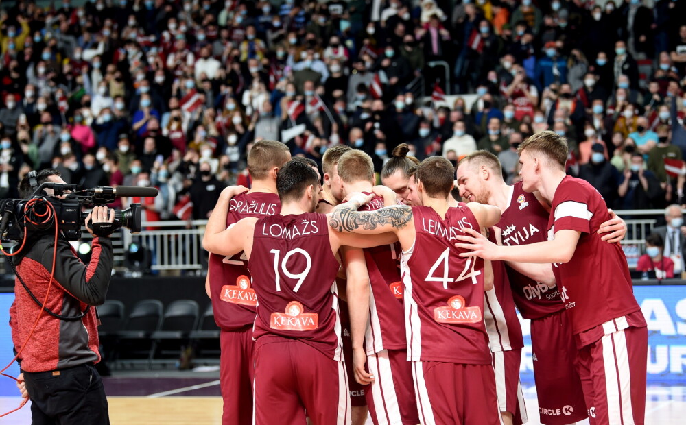 Latvijas vīriešu basketbola izlase, iespējams, ar Porziņģi un Bertānu ierindā aizvadīs spēles pret Lietuvu