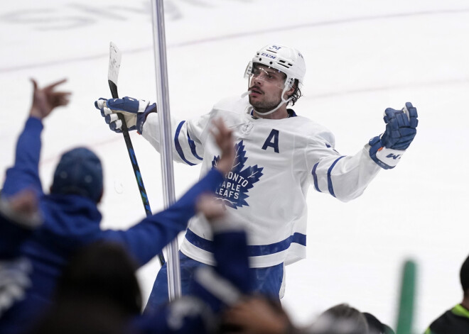 Metjūss labo "Maple Leafs" sezonas vārtu rekordu