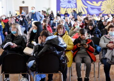 Поток украинских беженцев в Риге уменьшается