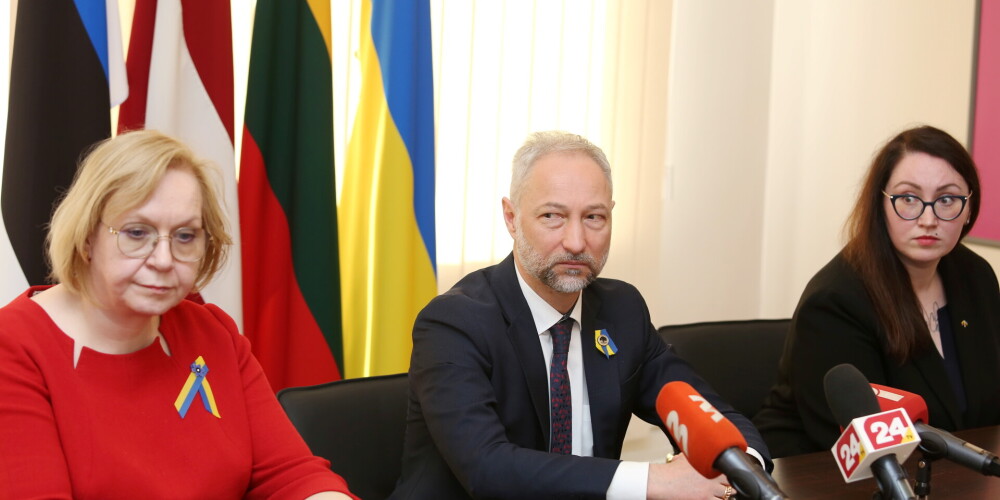 Baltijas valstu tieslietu ministri: ir jādara viss, lai Krievija karā pret Ukrainu būtu zaudētāja