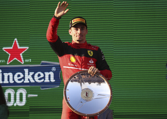 Leklērs uzvar Austrālijas "Grand Prix", Verstapens izstājas