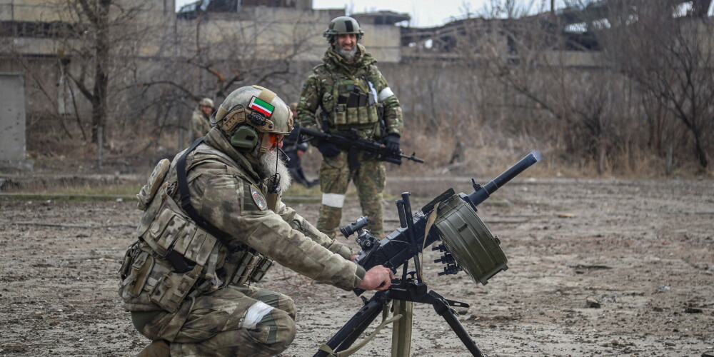 Doneckas apgabalā iznīcināta čečenu kaujinieku vienība