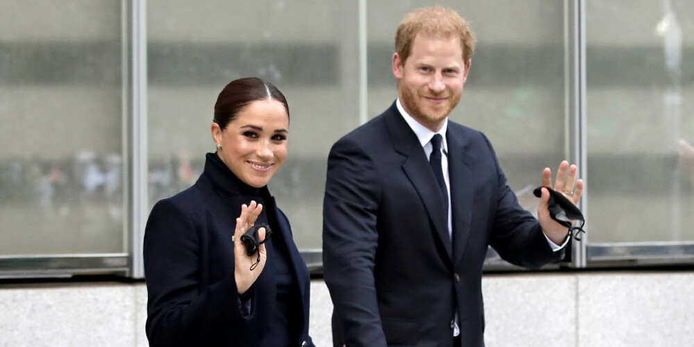 Megana Mārkla un princis Harijs.