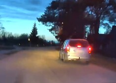 Видео погони под Айзкраукле: за рулем машины оказался 12-летний ребенок
