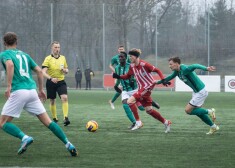 Turnīra līdere "Liepāja" mājās spēlēja neizšķirti ar "Auda" komandu - 1:1 (0:1).