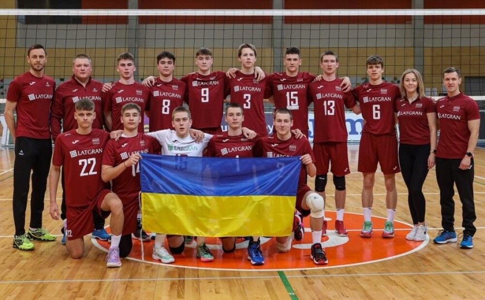 Latvijas U-18 volejbolisti zaudē pirmajā Eiropas čempionāta kvalifikācijas spēlē