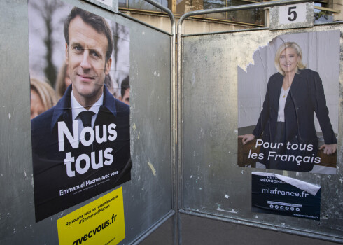 Šodien Francijas prezidenta vēlēšanu otrā kārta - sacenšas Makrons un Lepēna