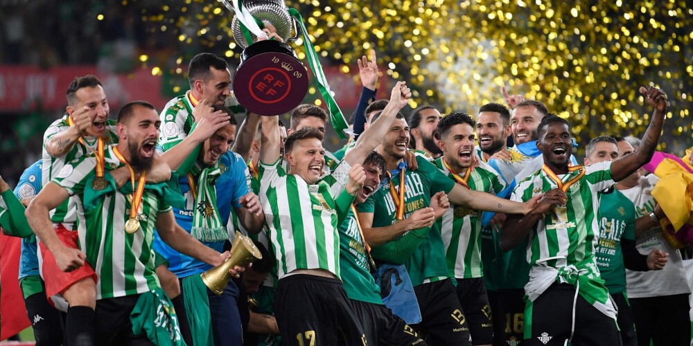 Seviljas "Real Betis" futbolisti izcīna uzvaru Karaļa kausa finālā