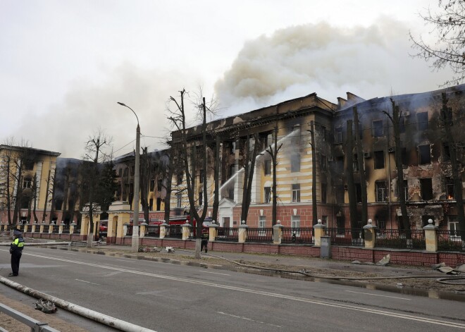 Ugunsgrēkā Krievijas militārās pētniecības institūtā bojāgājušo skaits pieaudzis līdz 17