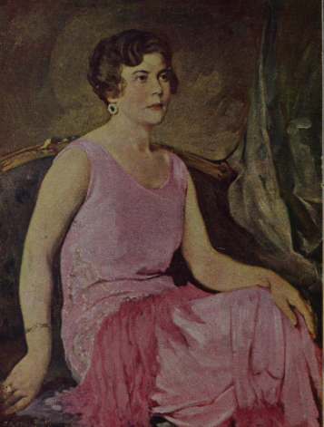 Jāņa Roberta Tillberga gleznotais Emīlijas Benjamiņas portrets grāmatā “Antons Benjamiņš dzīvē un darbā”.