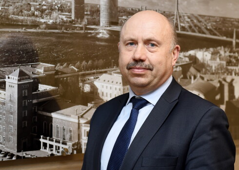 AS "Rīgas Siltums" valdes priekšsēdētājs Normunds Talcis.