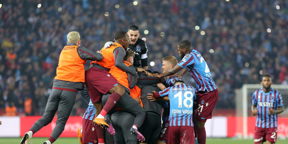 "Trabzonspor" uzvar Turcijas čempionātā futbolā