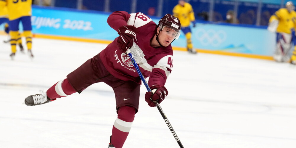 Latvijas hokejisti arī otrajā pārbaudes spēlē zaudē Šveicei