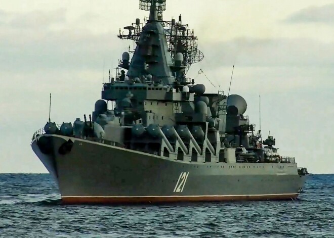 ASV izlūkošanas dati palīdzējuši Ukrainai nogremdēt kreiseri "Moskva"