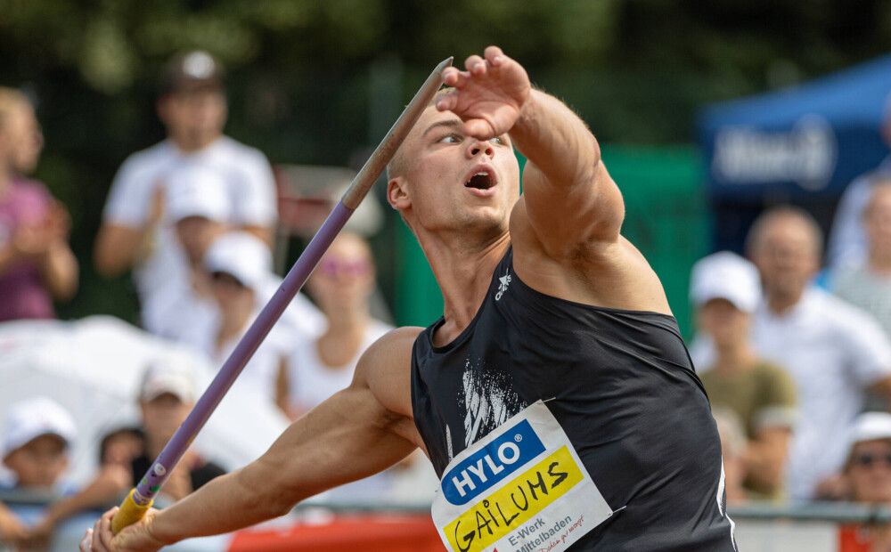 Šķēpmetējs Patriks Gailums sasniedz jaunu personisko rekordu