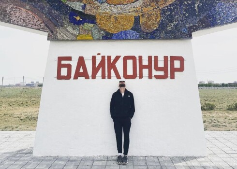 Bendžamins Ričs Baikonūrā.