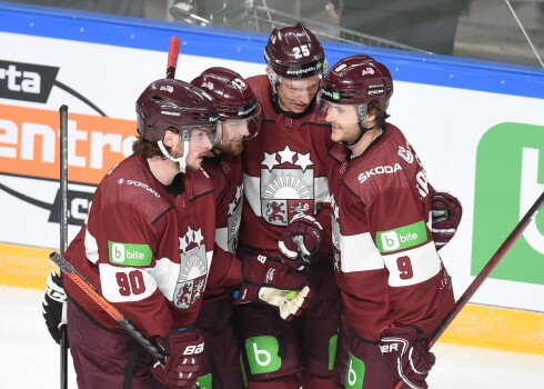 Сборная Латвии в 25-й раз участвует в чемпионате мира по хоккею