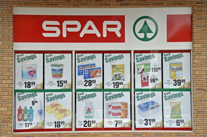 "Spar” reklāma Dienvidāfrikā.